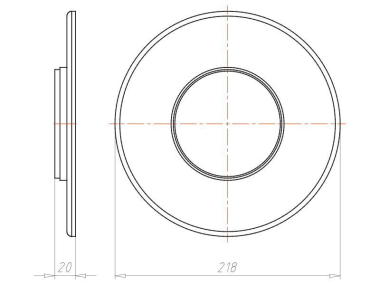 Kaiser EBgehäuse HaloX 180       1282-01 