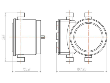 Kaiser Einbaugehäuse HaloX  100  1281-15 