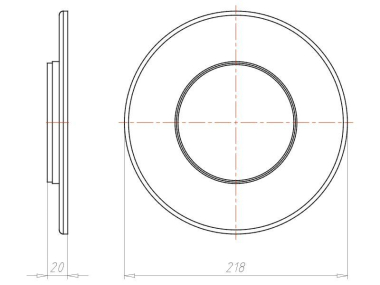 Kaiser EBgehäuse HaloX 180       1282-02 