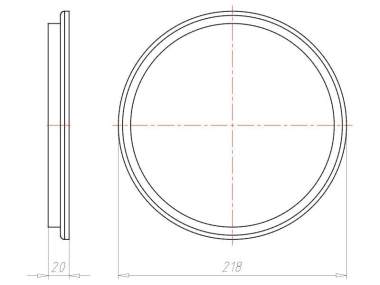 Kaiser EBgehäuse HaloX 180       1282-10 