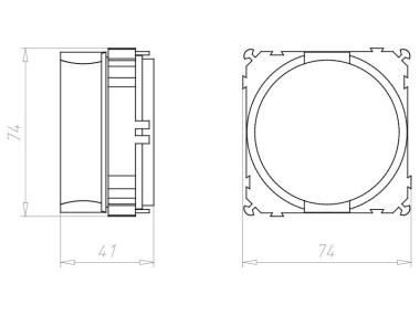 KAIS Gerätedose VDE              1255-43 