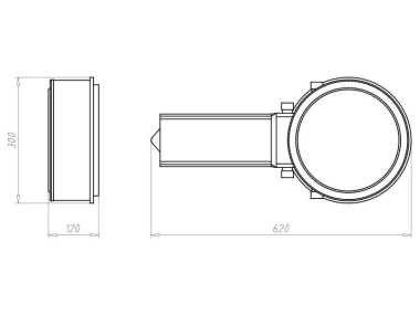 Kaiser Einbaugehäuse HaloX 250 m 1283-73 