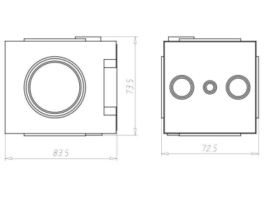 KAIS Geräte-Verbindungsdose      1264-60 