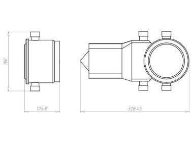 KAIS Einbaugehäuse HaloX 100 m   1281-30 
