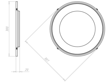 Kaiser Einbaugehäuse HaloX 250   1283-02 
