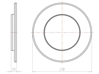 Kaiser EBgehäuse HaloX 180       1282-03 