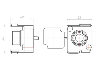 Kaiser B2 End-/Übergangstülle    1261-83 