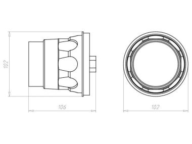 KAIS Plattendecken-Grossdose     1227-54 