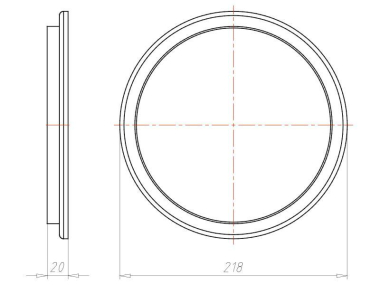 Kaiser EBgehäuse HaloX 180       1282-66 
