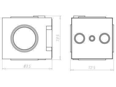 KAIS Geräte-Verbindungsdose      1264-61 