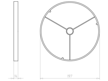 KAIS Frontring 190mm             1293-19 