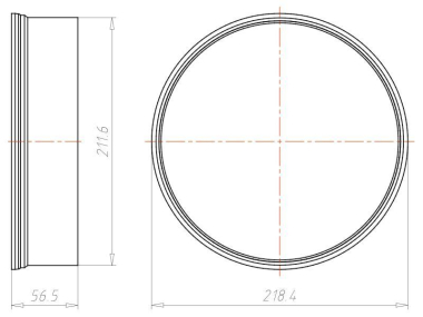 Kaiser Einbaugehäuse HaloX 180   1282-50 