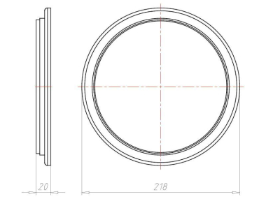 Kaiser EBgehäuse HaloX 180       1282-06 