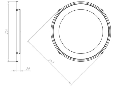 Kaiser 1283-04 Einbaugehäuse HaloX 250 