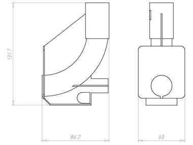 KAIS B#81# Wand-Deckenübergang   1261-16 