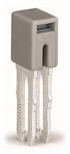 WAGO 283-402 Brücker,isoliert,grau 