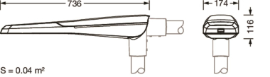 Siteco Streetlight 11 mini  5XC2A41F08GE 