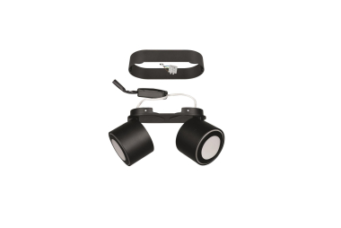 TRIO Ein-/Aufbauspot TAURUS sw 652910232 