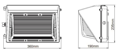 BAIL Bailey LED Wallpack 45W      139849 