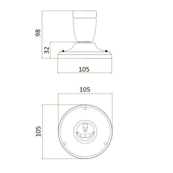 BAIL Deckendose Lampenfassung     140306 