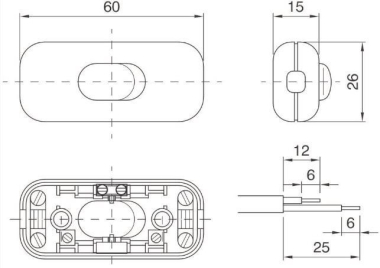 BAIL BAI Handschalter 1-polig     141355 