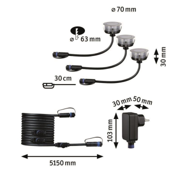 Paulmann Outdoor Plug & Shine      93692 