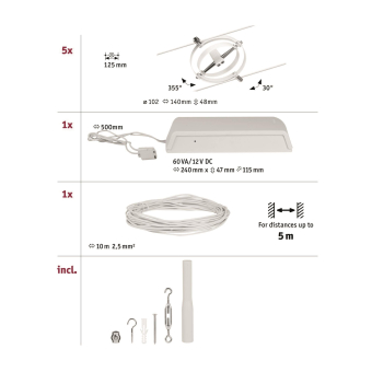 Paulmann Wire DC Set Cardan        94492 
