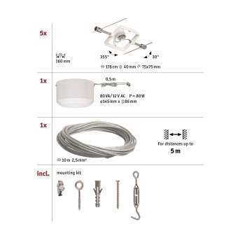 Paulmann WireSys.Set MacII         94134 