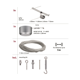 Paulmann WireSys.Spice Salt        94145 