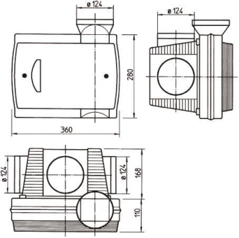 MAICO Zentral-Entlüftungs-Gerät ZEG2000P 