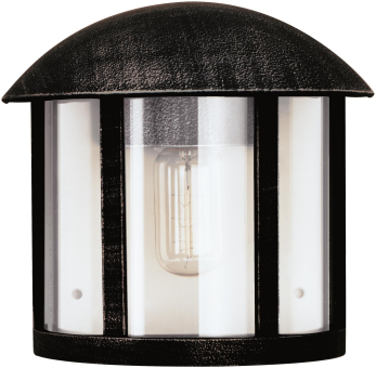 ALBE Wandleuchte Alu schwarz-     603225 