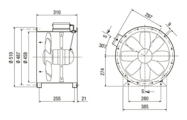 MAICO Axial-           DZR 45/4 B E Ex e 