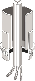 HENS Einsteck-Rohrstutzen          EDR25 