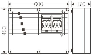Hensel Mi-NH-Sicherungslasttrenn Mi 6628 