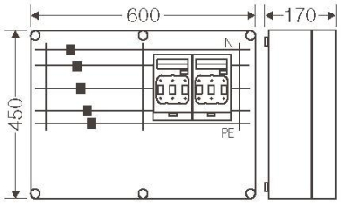 Hensel Mi-NH-Sicherungslasttrenn Mi 6628 