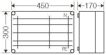 Hensel Mi-Sammelschienengehäuse  Mi 6359 
