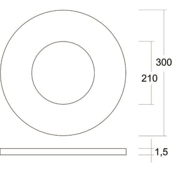 Brumberg Reduzierring, D = 300  81027170 