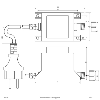EVN Trafo 12V/Ac IP44 36W für     ABT036 