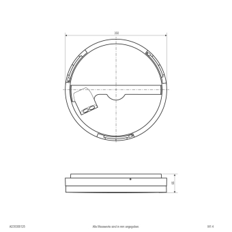 EVN LED Anbaupanel -rund -    AD35300125 