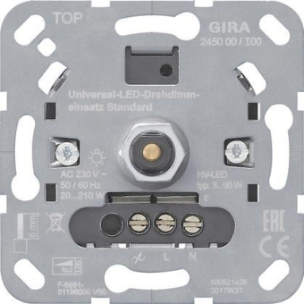 GIRA 245000 S3000 Uni-LED-Drehdimm- 