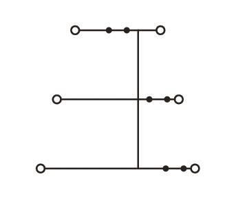 WAGO 870-556 Dreistockklemme,6-Leiter- 