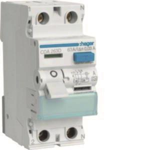 Hager Fi-Schalter 2polig 6kA 63A CDA263D 
