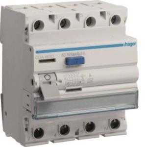 Hager Fi-Schalter 4polig 6kA 63A CGA463D 