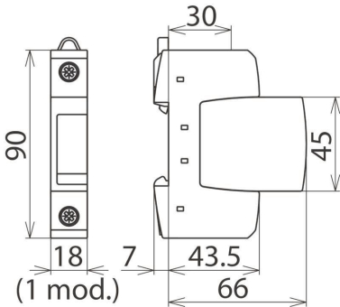 Dehn 908070 DG SU 1P 120    DG SU 1P 120 