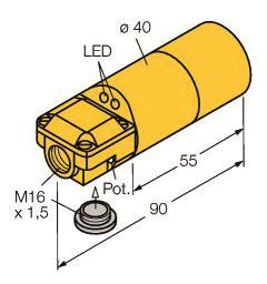 TURCK Induktiver      DNI30U-K40SR-AP4X2 