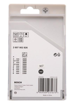 Bosch HSS PointTeQ 9tlg Set   2607002826 