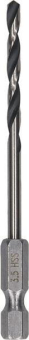 Bosch 1 HSS PointTeQ Hex        3.5X79MM 