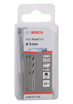 Bosch 10 Hex 3x33x72        HSS PointTeQ 