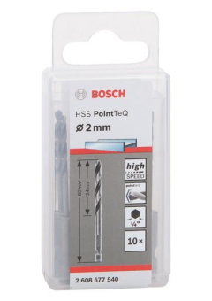 Bosch 10 Hex 2x24x60        HSS PointTeQ 