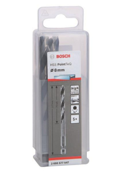 Bosch 5 Hex 8x75x117        HSS PointTeQ 